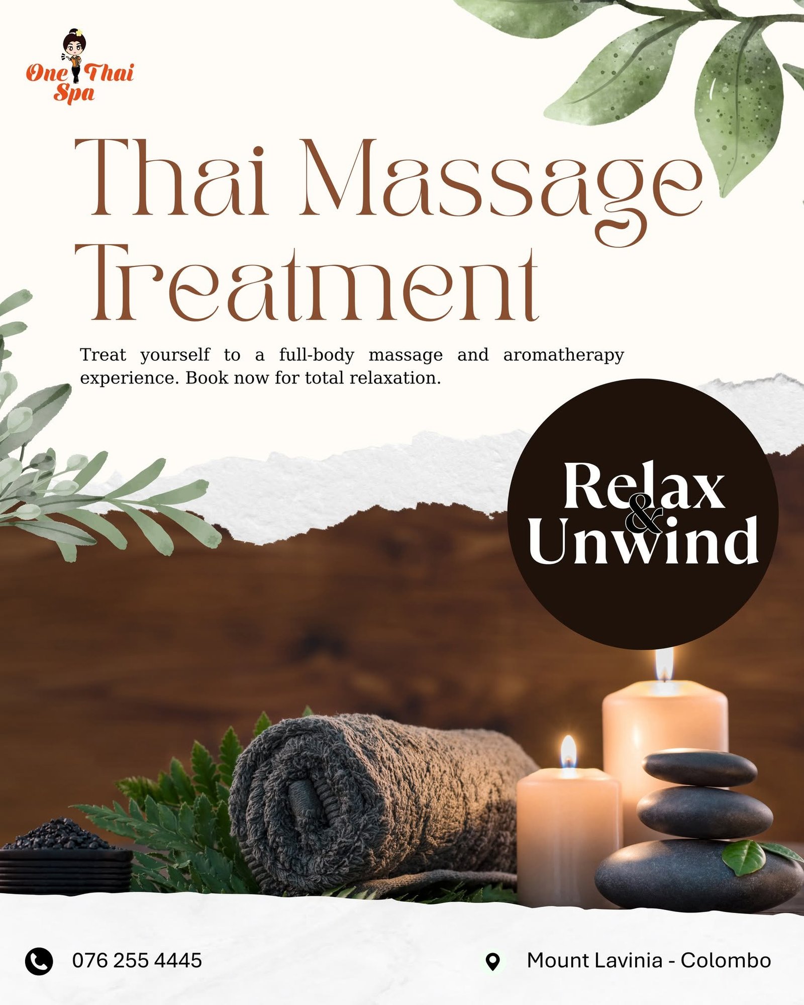 Thai massage treatment promotion